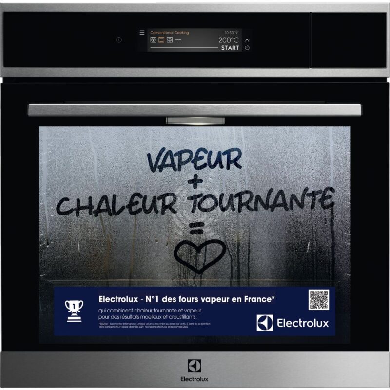 Four encastrable fonction vapeur Electrolux EOA9S31CX SteamPro